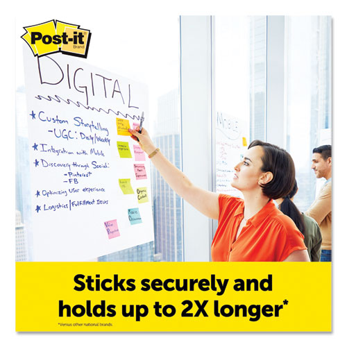 Image of Post-it® Easel Pads Super Sticky Vertical-Orientation Self-Stick Easel Pads, Unruled, 25 x 30, White, 30 Sheets, 8/Pack