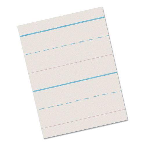 Image of Pacon® Multi-Program Handwriting Paper, 30 lb Bond Weight, 5/8" Long Rule, Two-Sided, 8.5 x 11, 500/Pack