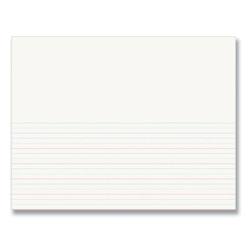 Image of Pacon® Multi-Program Picture Story Paper, 30 lb Bond Weight, 1/2" Long Rule, One-Sided, 8.5 x 11, 500/Pack