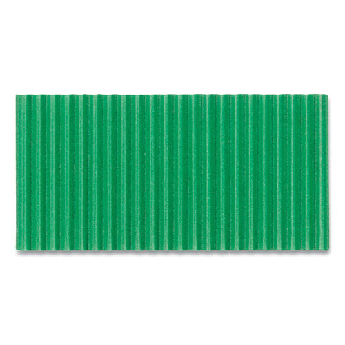 Image of Pacon® Corobuff Corrugated Paper Roll, 48" X 25 Ft, Emerald Green