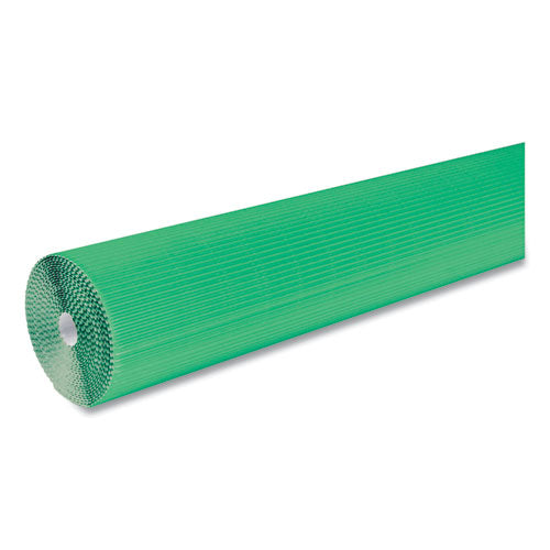 Image of Pacon® Corobuff Corrugated Paper Roll, 48" X 25 Ft, Emerald Green