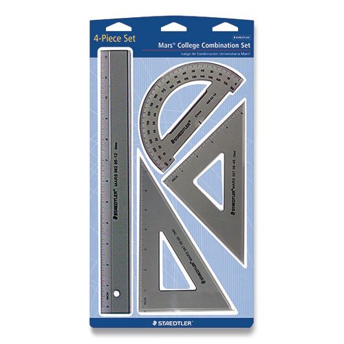 Image of Staedtler® College Combination Set, Plastic, Transparent Smoke