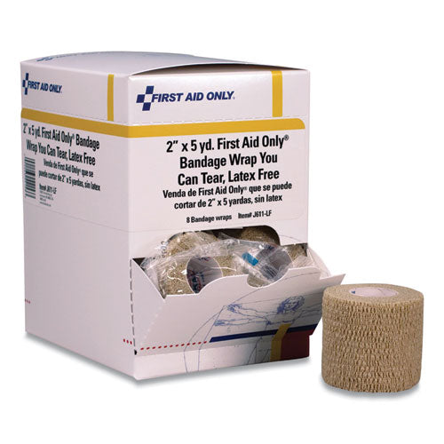 Image of First Aid Only Bandage Wrap You Can Tear, 2" X 15 Ft, 8/box