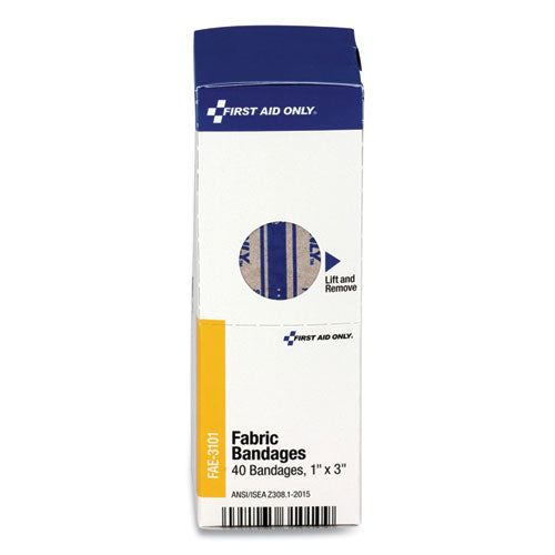 Image of First Aid Only Fingertip Bandages, 1.75 X 2, 10/box