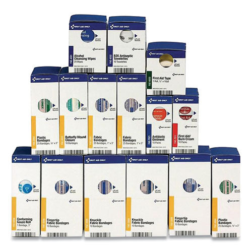 Image of First Aid Only Refill For Smartcompliance General Business Cabinet, 172 Pieces
