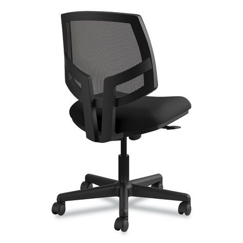 Image of HON® Volt Series Mesh Back Task Chair With Synchro-Tilt, Supports Up To 250 Lb, 17.75" To 21.88" Seat Height, Black