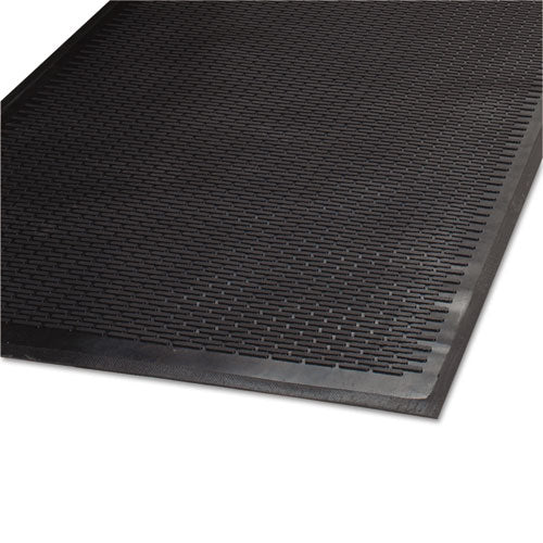 Image of Guardian Clean Step Outdoor Rubber Scraper Mat, Polypropylene, 36 X 60, Black