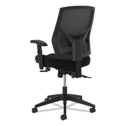 Image of HON® Vl582 High-Back Task Chair, Supports Up To 250 Lb, 19" To 22" Seat Height, Black