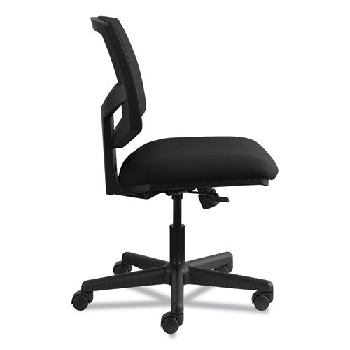 Image of HON® Volt Series Mesh Back Task Chair With Synchro-Tilt, Supports Up To 250 Lb, 17.75" To 21.88" Seat Height, Black