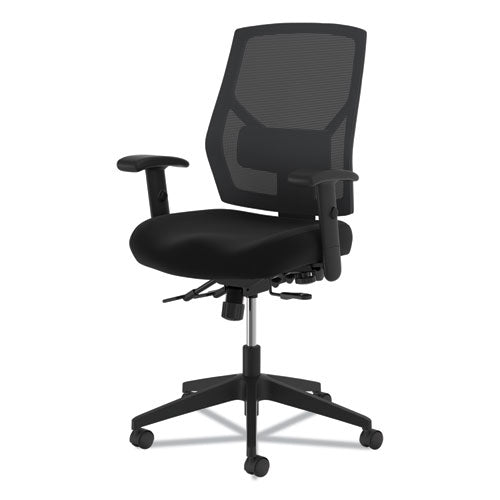 Image of HON® Vl582 High-Back Task Chair, Supports Up To 250 Lb, 19" To 22" Seat Height, Black