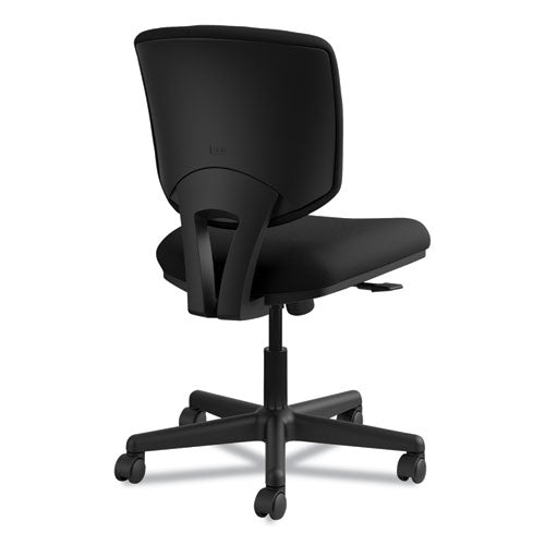 Image of HON® Volt Series Task Chair With Synchro-Tilt, Supports Up To 250 Lb, 18" To 22.25" Seat Height, Black