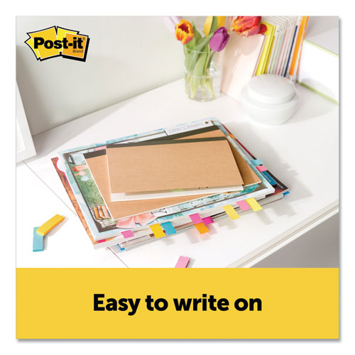 Image of Post-it® Page Flag Markers, Assorted Brights, 100 Flags/Pad, 5 Pads/Pack