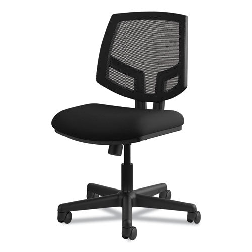 Image of HON® Volt Series Mesh Back Task Chair With Synchro-Tilt, Supports Up To 250 Lb, 17.75" To 21.88" Seat Height, Black