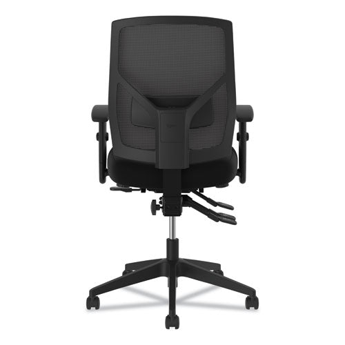 Image of HON® Vl582 High-Back Task Chair, Supports Up To 250 Lb, 19" To 22" Seat Height, Black