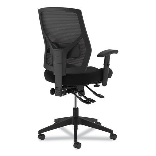 Image of HON® Vl582 High-Back Task Chair, Supports Up To 250 Lb, 19" To 22" Seat Height, Black