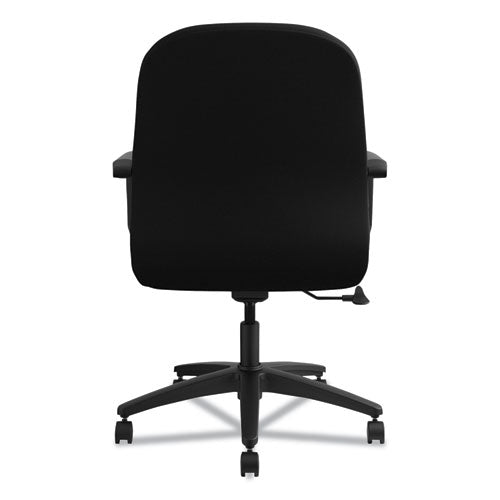 Image of HON® Pillow-Soft 2090 Series Managerial Mid-Back Swivel/tilt Chair, Supports Up To 300 Lb, 17" To 21" Seat Height, Black