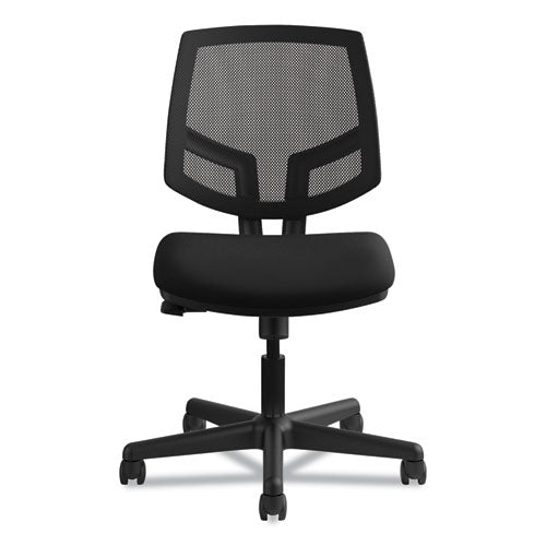 Image of HON® Volt Series Mesh Back Task Chair With Synchro-Tilt, Supports Up To 250 Lb, 17.75" To 21.88" Seat Height, Black