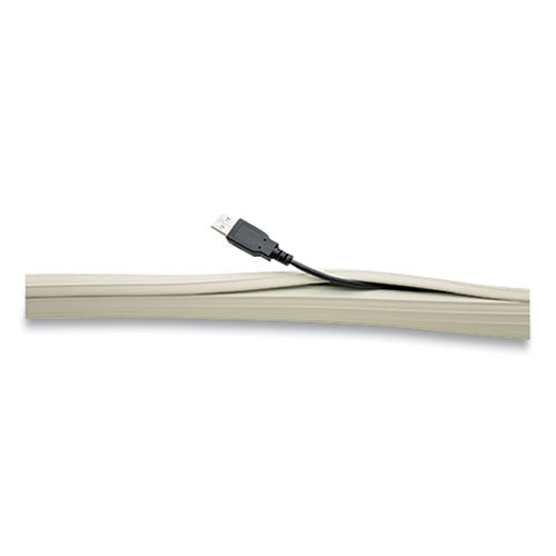 Image of UT Wire® Flexi Cable Wrap, 0.5" To 1" X 12 Ft, White