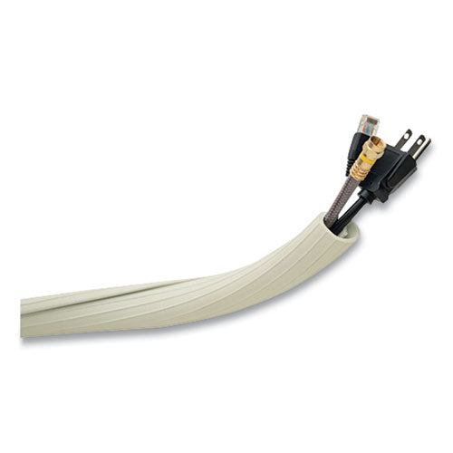 Image of UT Wire® Flexi Cable Wrap, 0.5" To 1" X 12 Ft, White