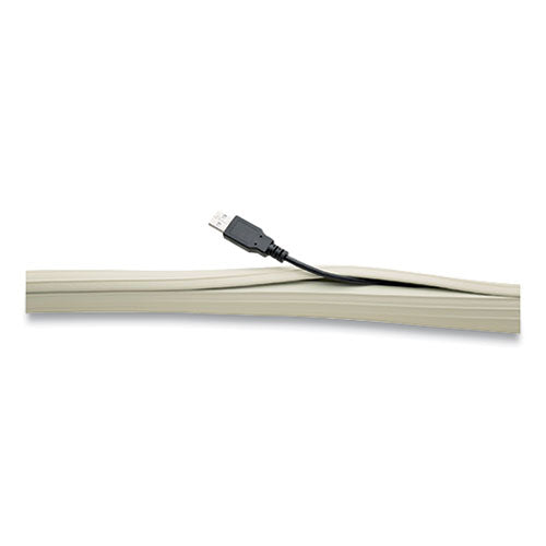 Image of UT Wire® Flexi Cable Wrap, 0.5" To 1" X 12 Ft, White