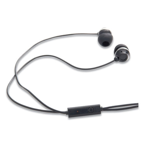 Image of Verbatim® Stereo Earphones With Microphone, Black