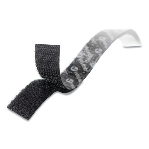 Image of VELCRO® Brand Sticky-Back Fasteners, Removable Adhesive, 0.75" X 30 Ft, Black