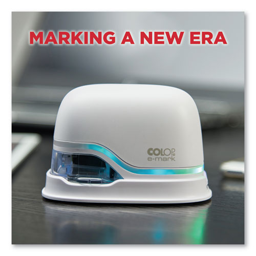 Image of Colop® e-mark Digital Marking Device, Customizable Size And Message With Images, White
