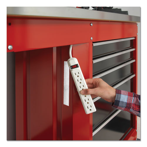 Image of VELCRO® Brand Industrial-Strength Heavy-Duty Fasteners With Dispenser Box, 2" X 15 Ft, White