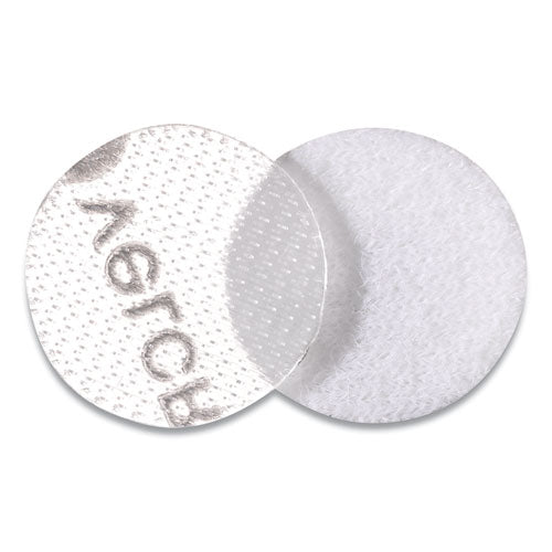 Image of VELCRO® Brand Sticky-Back Fasteners, Removable Adhesive, 0.63" Dia, Clear, 75/pack