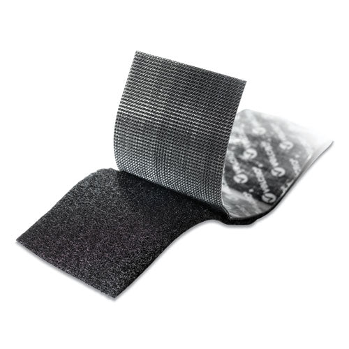 Image of VELCRO® Brand Industrial-Strength Heavy-Duty Fasteners With Dispenser Box, 2" X 15 Ft, Black