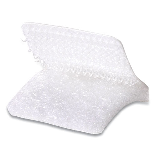 Image of VELCRO® Brand Sticky-Back Fasteners, Removable Adhesive, 0.88" X 0.88", White, 12/pack