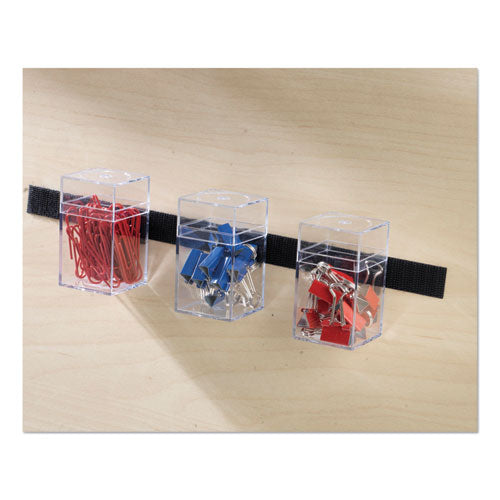 Image of VELCRO® Brand Sticky-Back Fasteners, Removable Adhesive, 0.75" X 30 Ft, Black