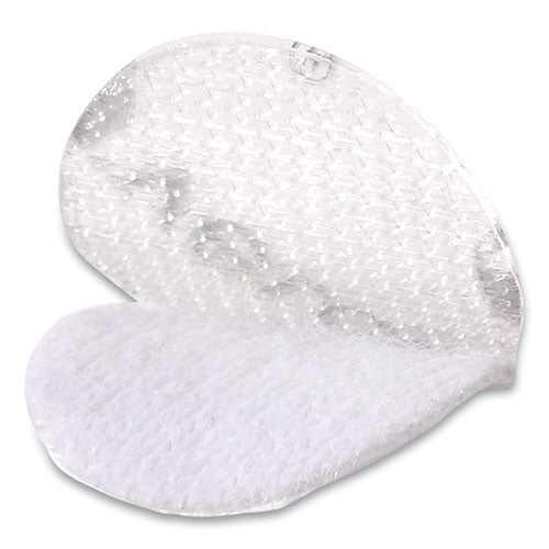 Image of VELCRO® Brand Sticky-Back Fasteners, Removable Adhesive, 0.63" Dia, Clear, 75/pack
