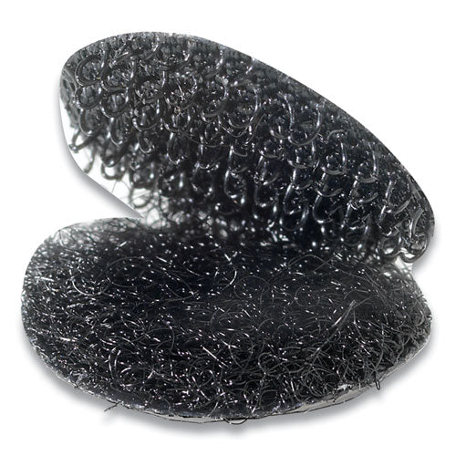 Image of VELCRO® Brand Sticky-Back Fasteners, Removable Adhesive, 0.63" Dia, Black, 15/pack