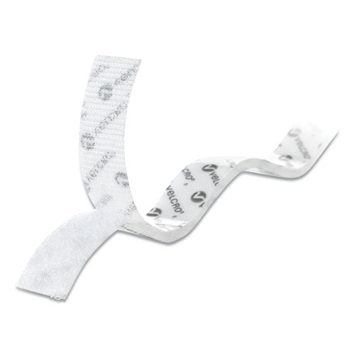 Image of VELCRO® Brand Sticky-Back Fasteners, Removable Adhesive, 0.75" X 30 Ft, White