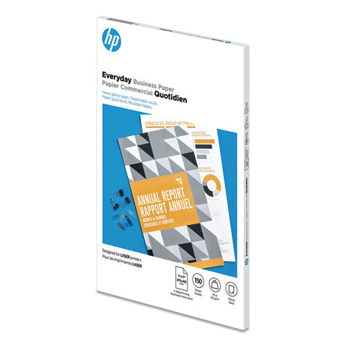 Image of HP Everyday Business Paper, 32 lb Bond Weight, 8.5 x 11, Glossy White, 150/Pack