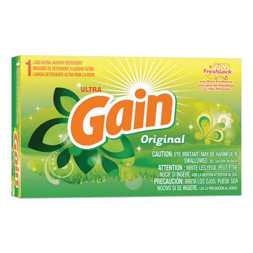 Image of Gain® Powder Laundry Detergent, Original Scent, 1.8 Oz Box, 156 Boxes/carton