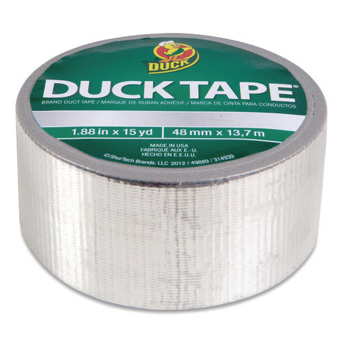 Image of Duck® Colored Duct Tape, 3" Core, 1.88" X 10 Yds, Chrome