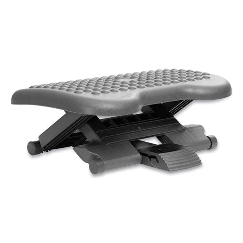 Image of Mind Reader Comfy Footrest, 18w x 13.4d x 4.3h, Black