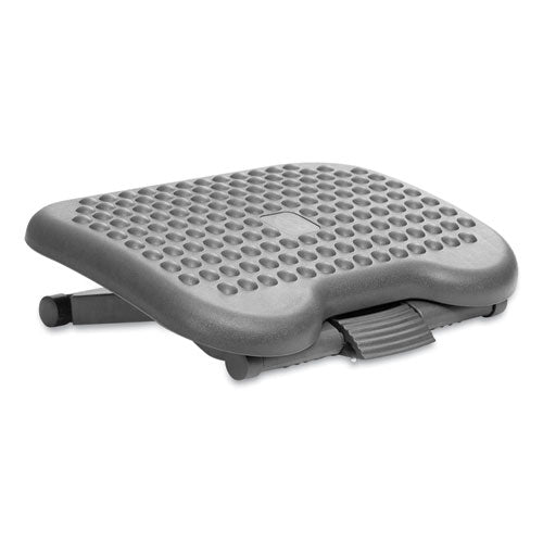 Image of Mind Reader Comfy Footrest, 18w x 13.4d x 4.3h, Black