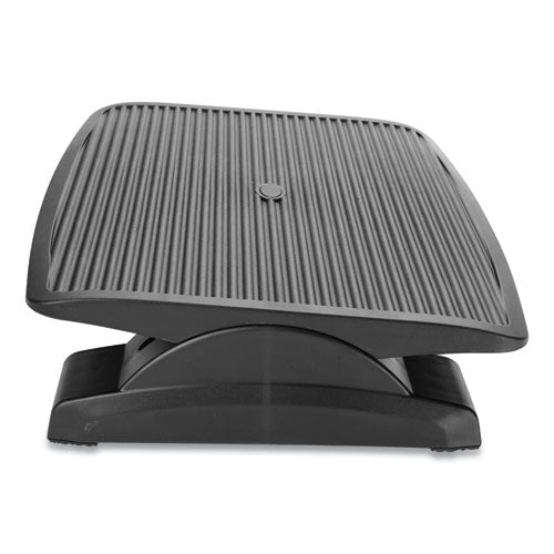 Image of Mind Reader Adjustable Height Ergonomic Footrest, 17.62w x 14d x 3.75h, Black
