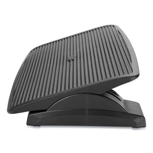 Image of Mind Reader Adjustable Height Ergonomic Footrest, 17.62w x 14d x 3.75h, Black