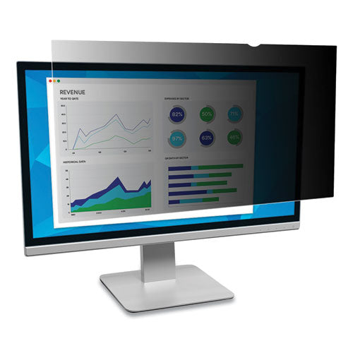 Image of 3M Frameless Blackout Privacy Filter for 19.5" Widescreen Flat Panel Monitor, 16:10 Aspect Ratio