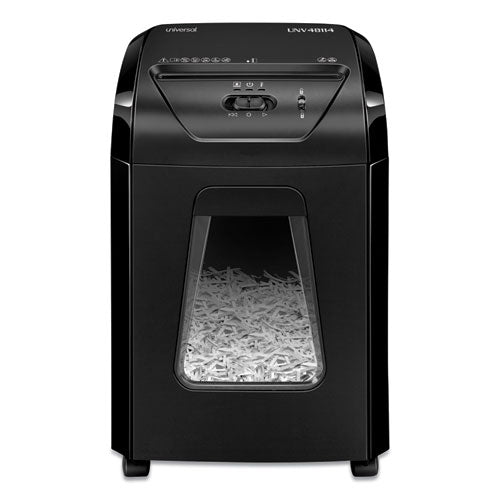 Image of Universal® 48114 Medium-Duty Cross-Cut Shredder, 14 Manual Sheet Capacity
