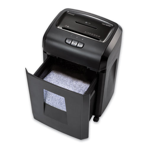 Image of Universal® 48120 Heavy-Duty Micro-Cut Shredder, 20 Manual Sheet Capacity