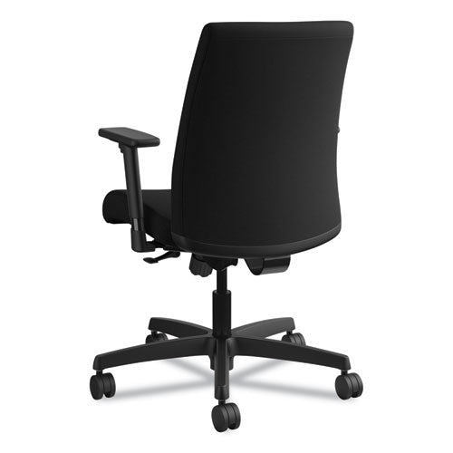 Image of HON® Ignition Series Fabric Low-Back Task Chair, Supports Up To 300 Lb, 17" To 21.5" Seat Height, Black
