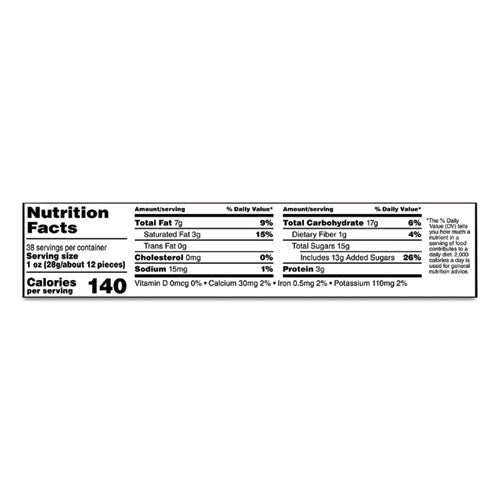 Image of M & M's® Milk Chocolate Candies, Milk Chocolate And Peanuts, 38 Oz Bag
