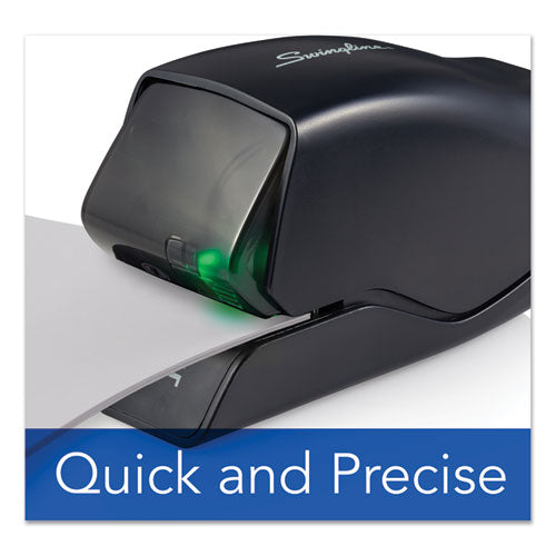 Image of Swingline® Desktop Cartridge Electric Stapler With Led Guide, 25-Sheet Capacity, Black