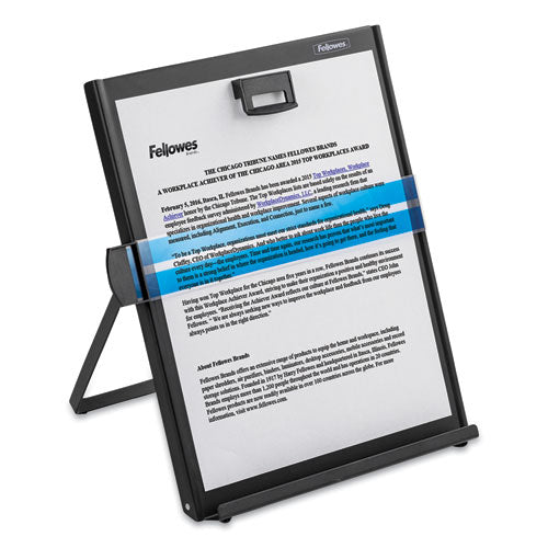 Image of Fellowes® Metal Copyholder, 200 Sheet Capacity, Steel, Black