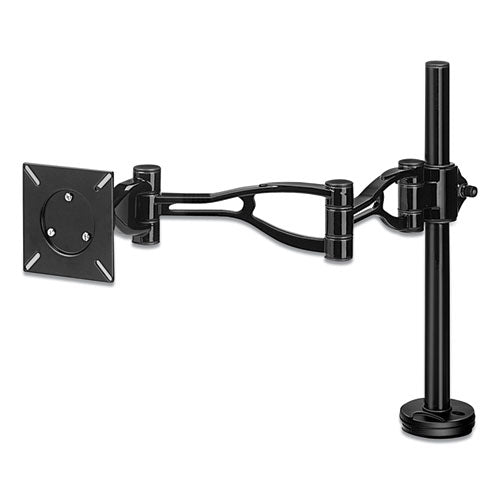 Image of Fellowes® Professional Series Depth Adjustable Monitor Arm, 360 Degree Rotation, 37 Degree Tilt, 360 Degree Pan, Black, Supports 24 Lb